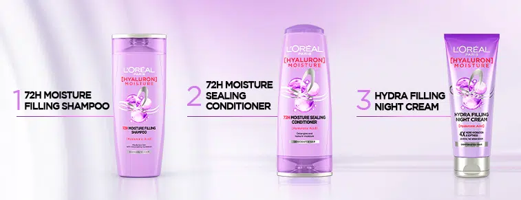 l'oreal hyaluronic hair range